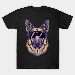 German Shepherd Dog Vintage Dog Owner Retro Funny Dog T-Shirt